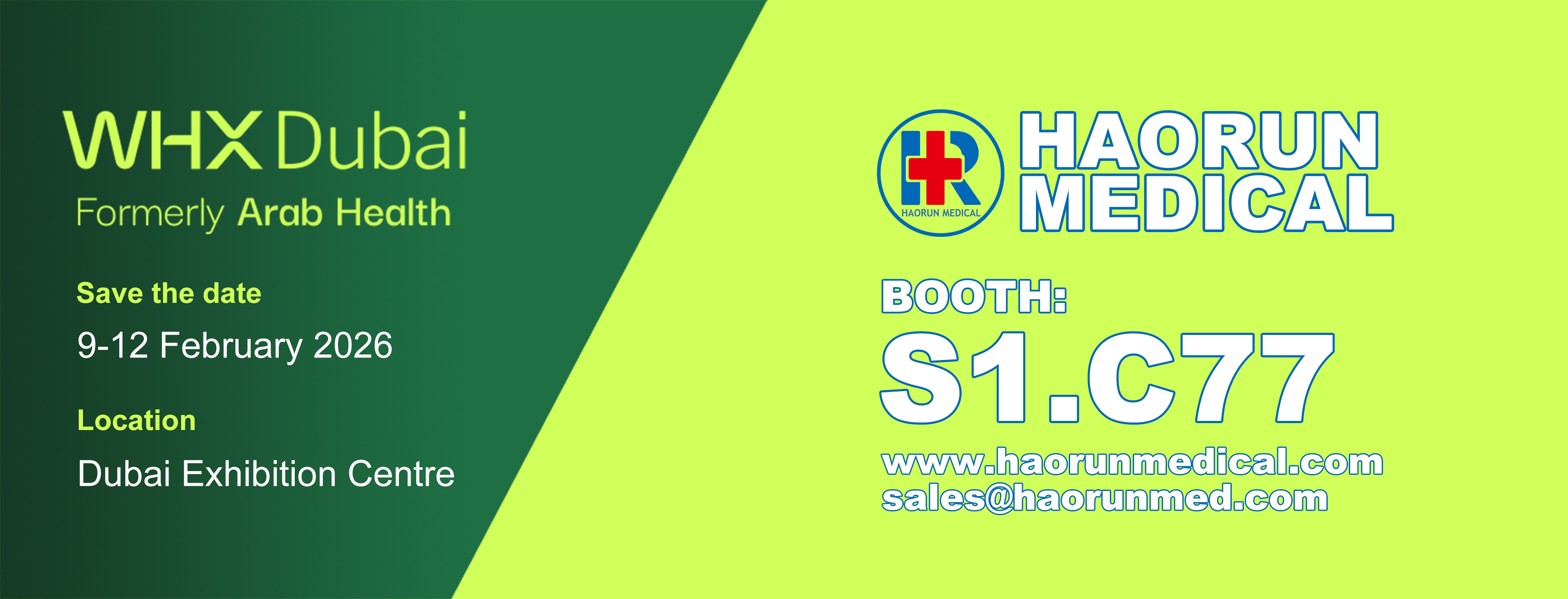 Ekipa Haorun Medical je popolnoma pripravljena na prvo razstavo leta 2026